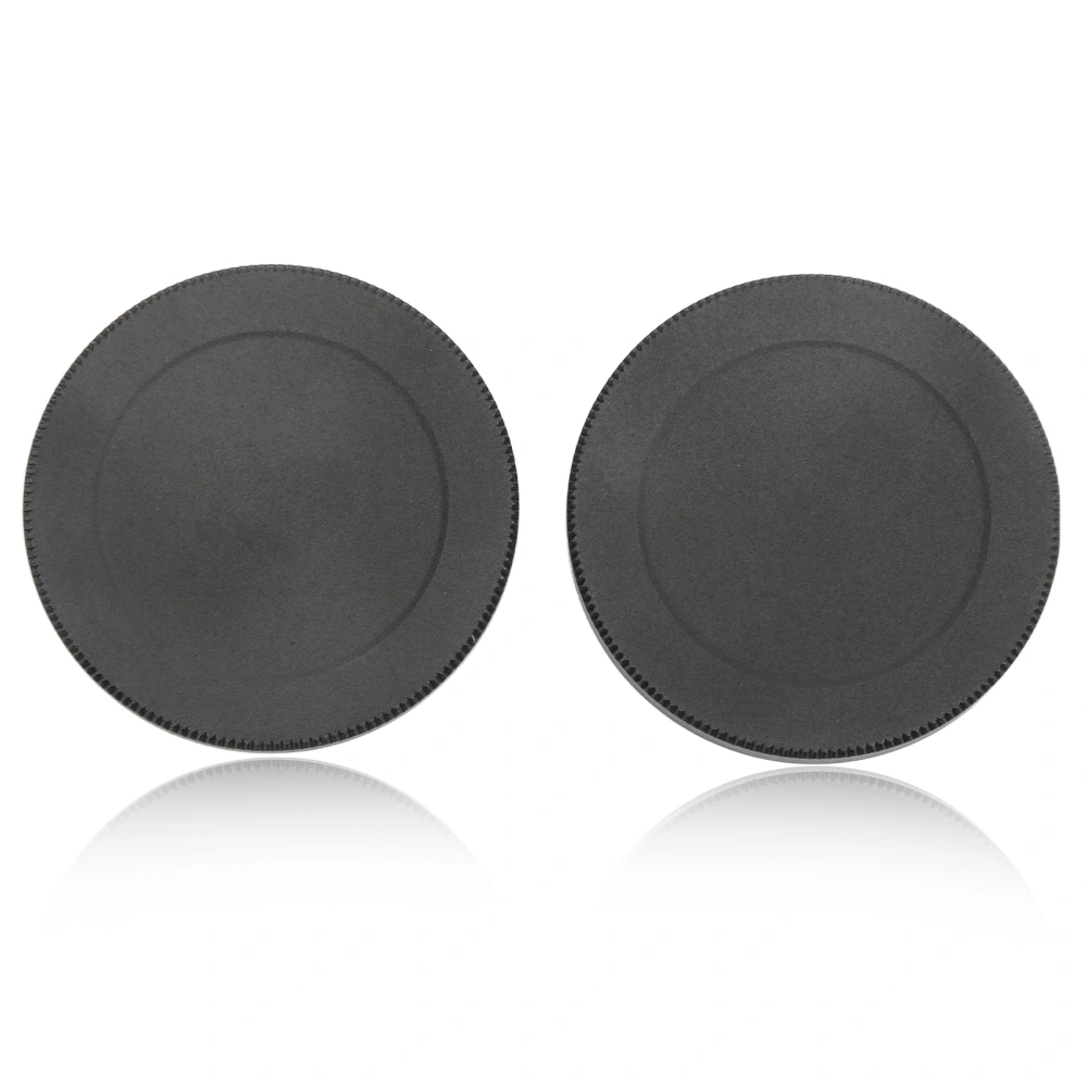 Camera Metal Filter Cover 40.5mm/1.6in Dustproof Compact Lightweight Black Aluminum Alloy Material Front Rear Lens Cover