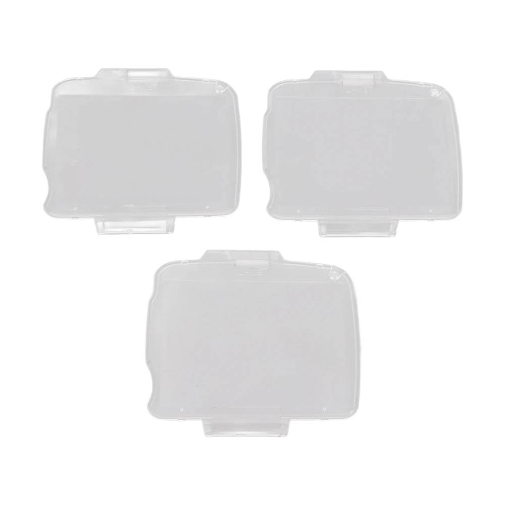 3Pcs LCD Screen Protective Film Camera LCD Screen Cover ABS Clear Protector for Nikon D80