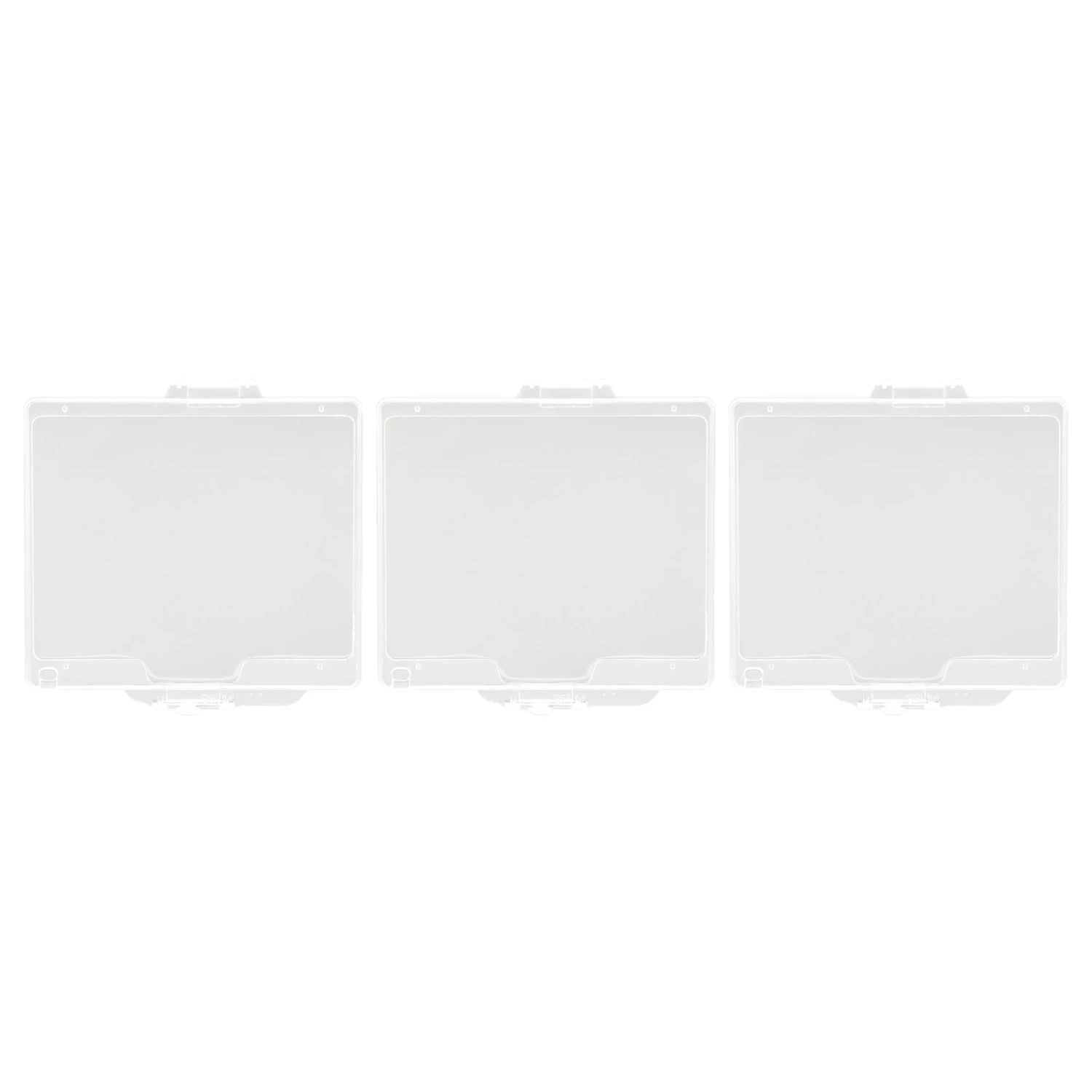 3Pcs LCD Screen Protective Film Camera LCD Screen Cover ABS Protector for Nikon D600 D610