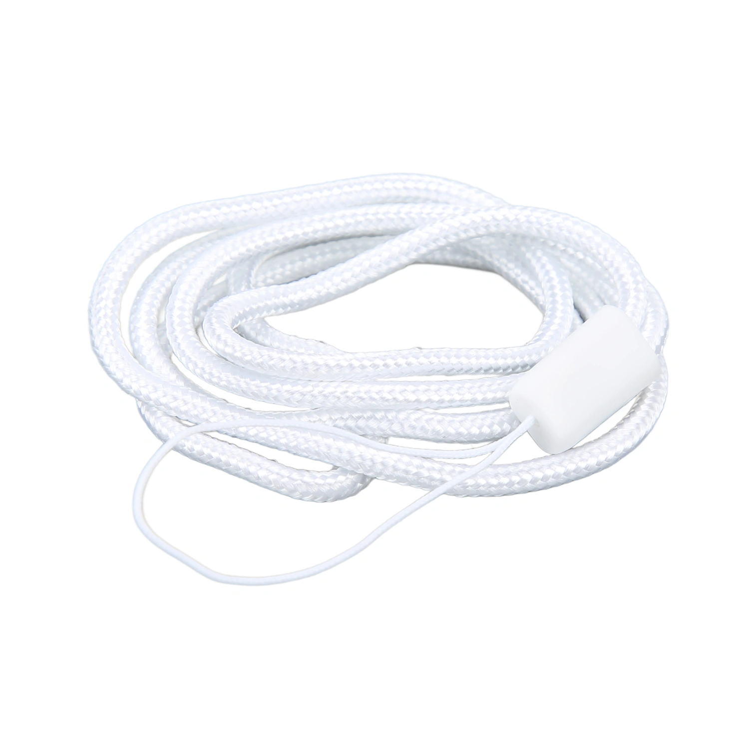 3.0mm Round Nylon Cell Phone Lanyard Practical Nylon Braided Camera Straps for Music Player portable StuffWhite 40CM