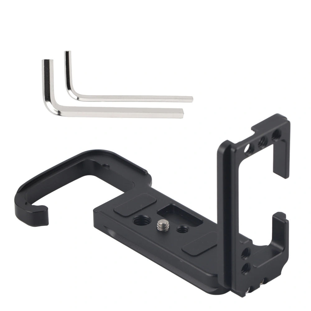 Metal Quick Release L Plate Bracket Hand Grip Handle for Sony A7M4 Mirrorless Camera