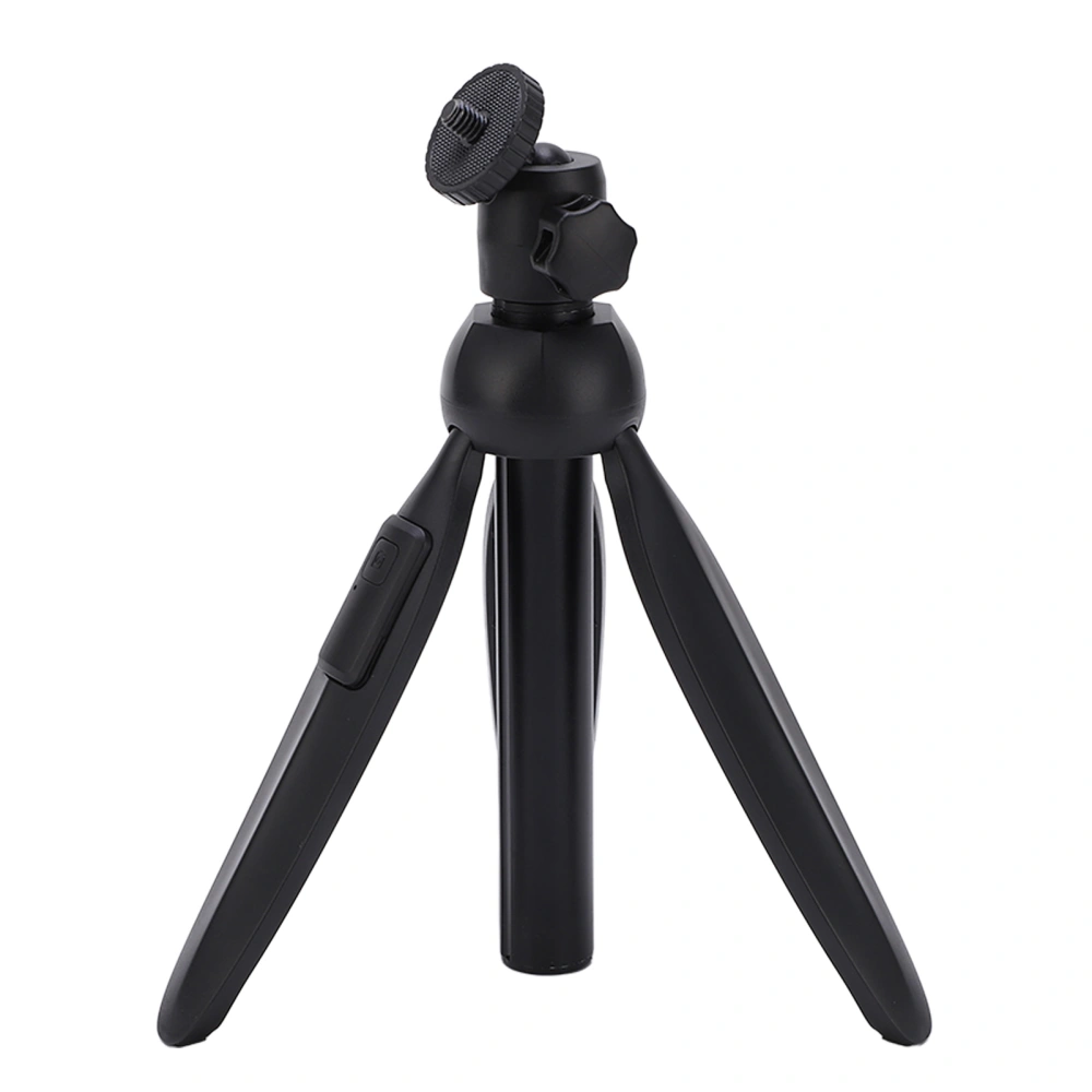 Mini Selfie Tripod with Wireless Remote Control 360° Rotating Ball Head 7 Section Desktop Tripod for Video Shooting