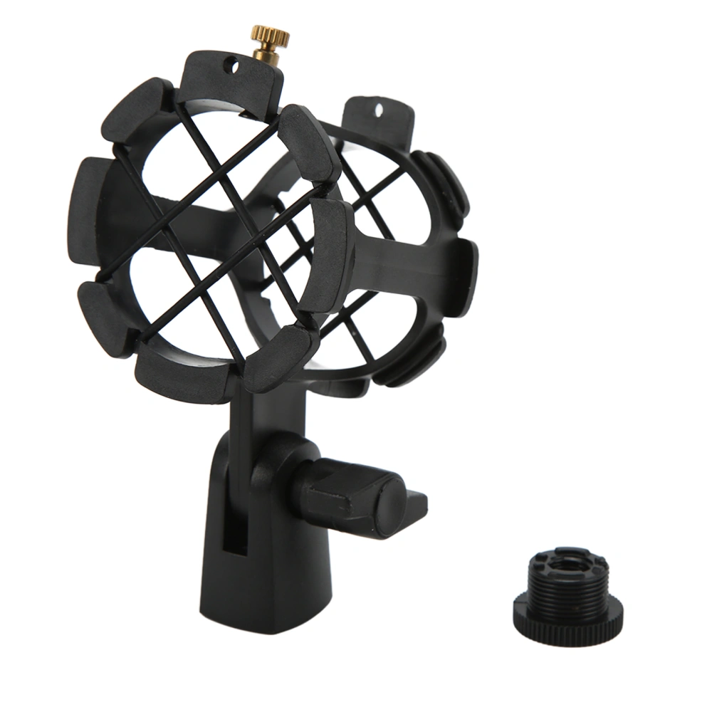 Recording Microphone Holder Mic Shock Mount Plastic Microphone Shockproof Bracket for Live Broadcast