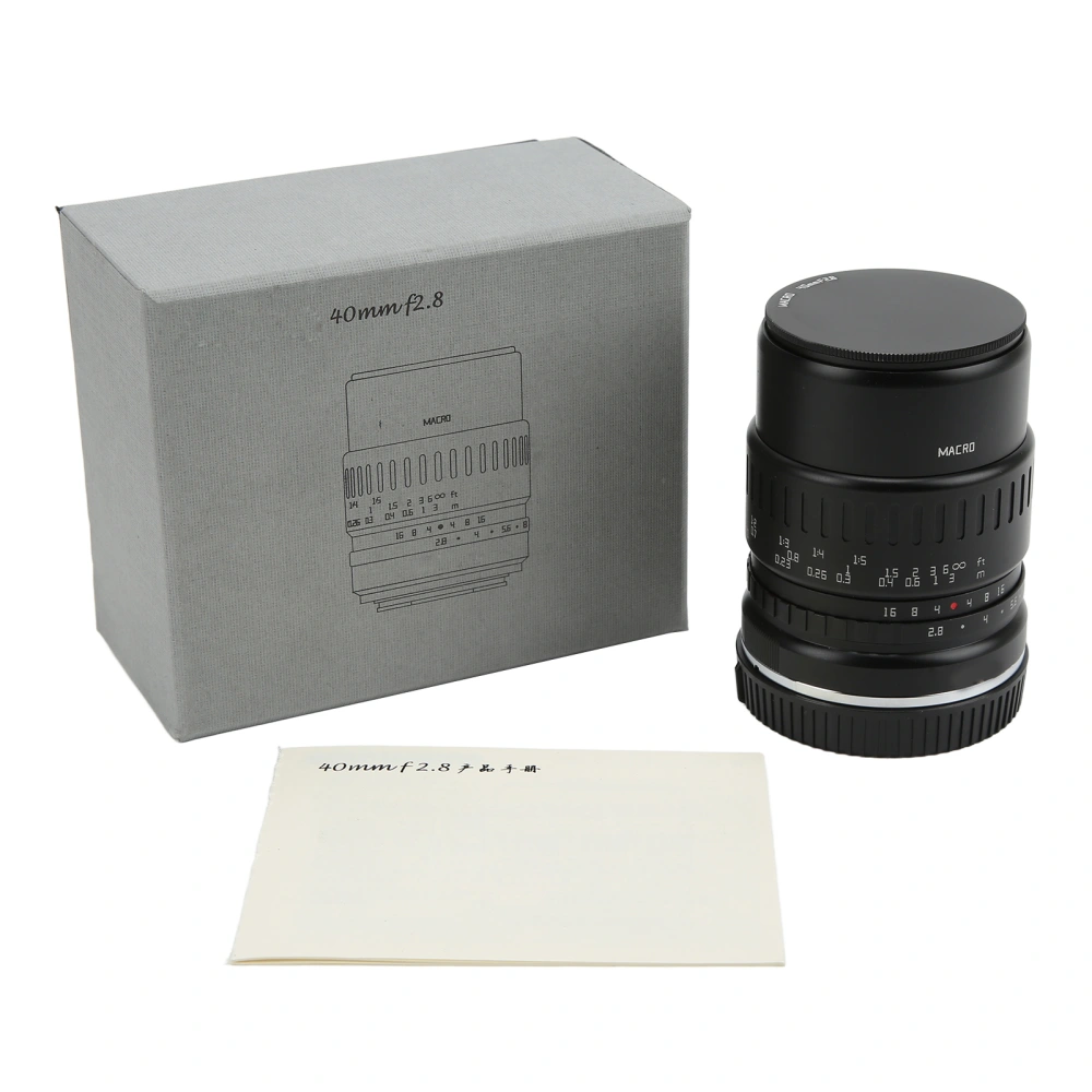 TTArtisan 40mm F2.8 1:1 APSC Macro Lens Manual Focus for Z Mount for Z6 Z7 Z50 Z6II Z7II