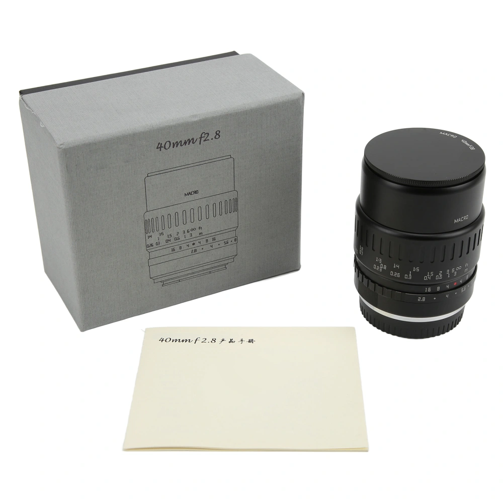 TTArtisan 40mm F2.8 1:1 APSC Macro Lens Manual Focus for FX Mount for XA1 XA10 XA2 XM2