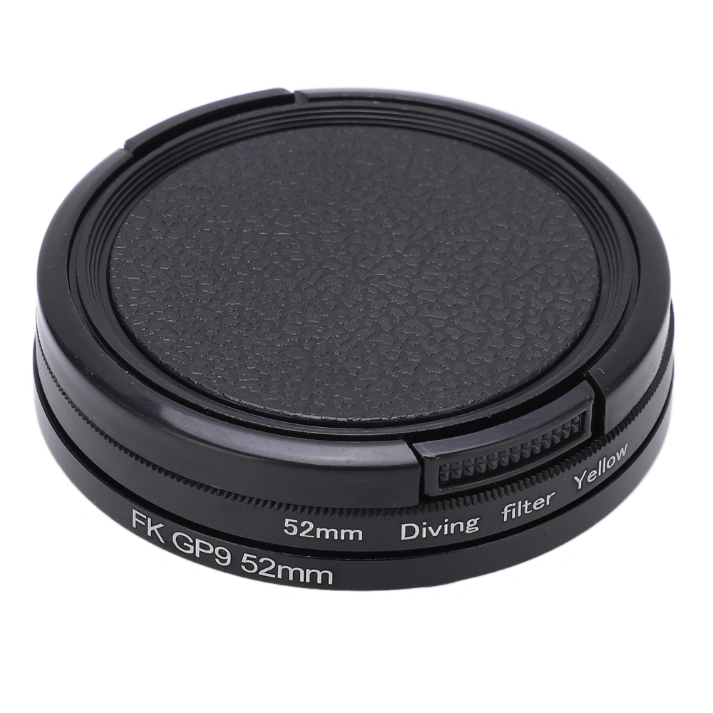 52mm Yellow Camera Lens Contrast Filter for HERO 9 Action Camera Lens Protector Filter Replacement