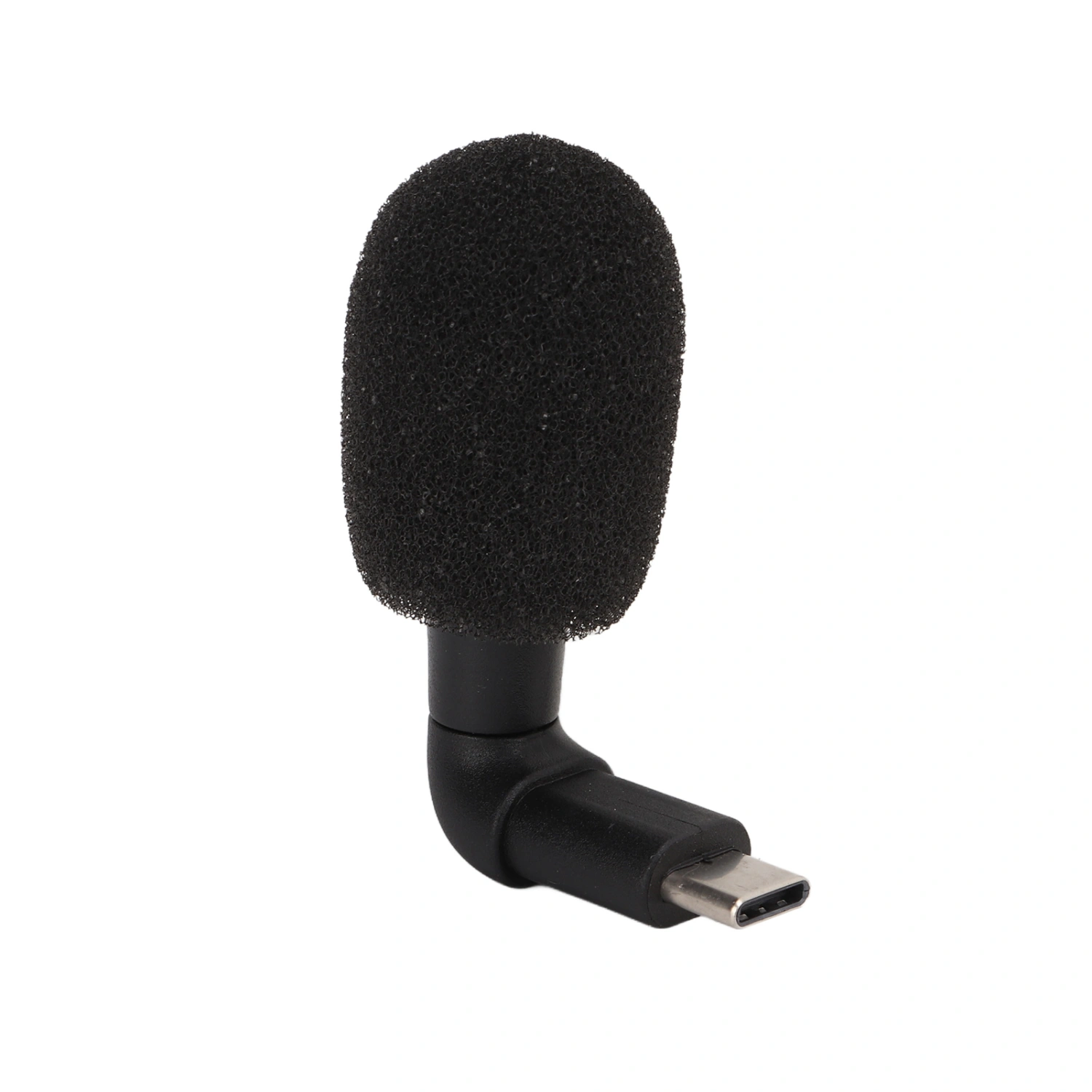 Type C Plug Smartphone Video Mini Microphone Mobile Phone Omnidirectional High Sensitivity 90° Angle Plug and Play Mic