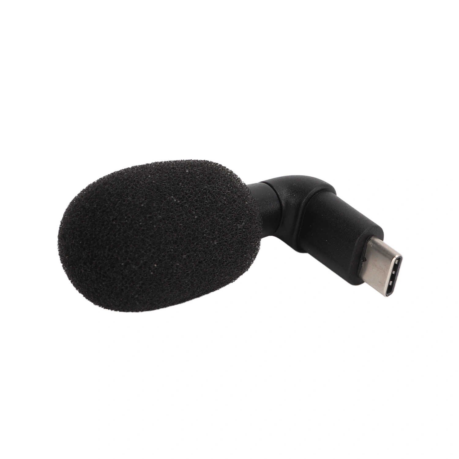Type C Plug Smartphone Video Mini Microphone Mobile Phone Omnidirectional High Sensitivity 90° Angle Plug and Play Mic