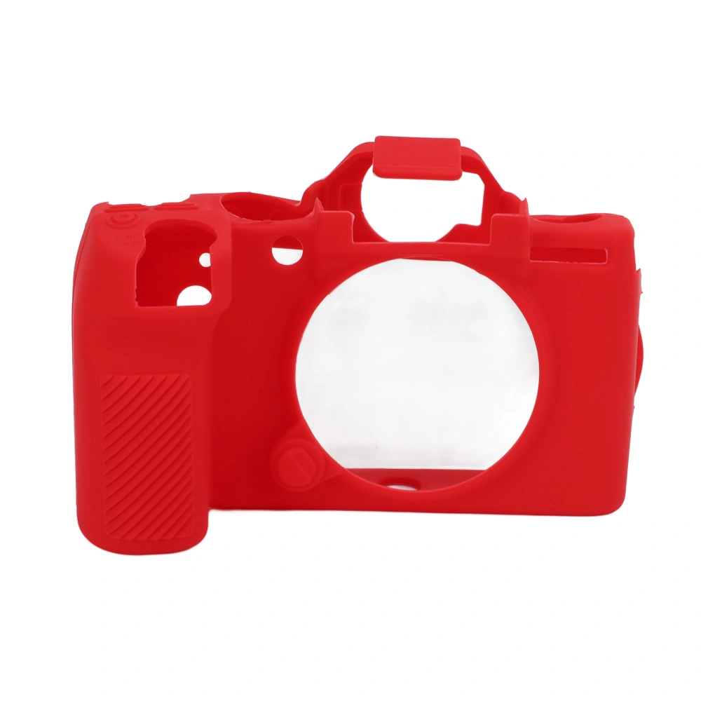 For Fuji XS10 Camera Housing Silicone Case Digital Camera Silicone Sleeve Protective Cover(Red )