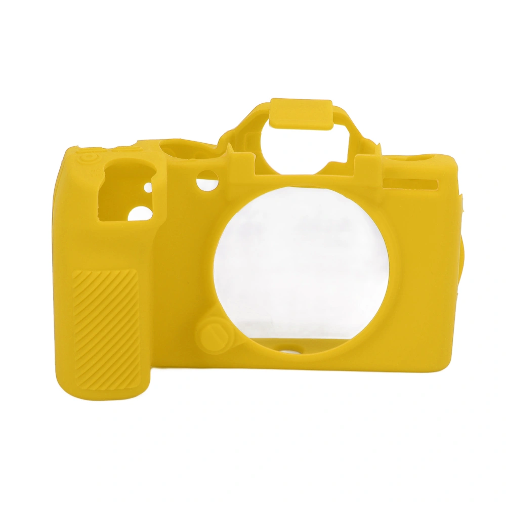 For Fuji XS10 Camera Housing Silicone Case Digital Camera Silicone Sleeve Protective Cover(Yellow )