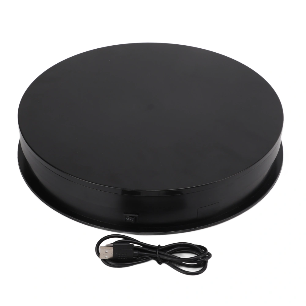 Turntable Display Stand Adjusting Speed USB Electric Rotating Video Shooting Props Turntable