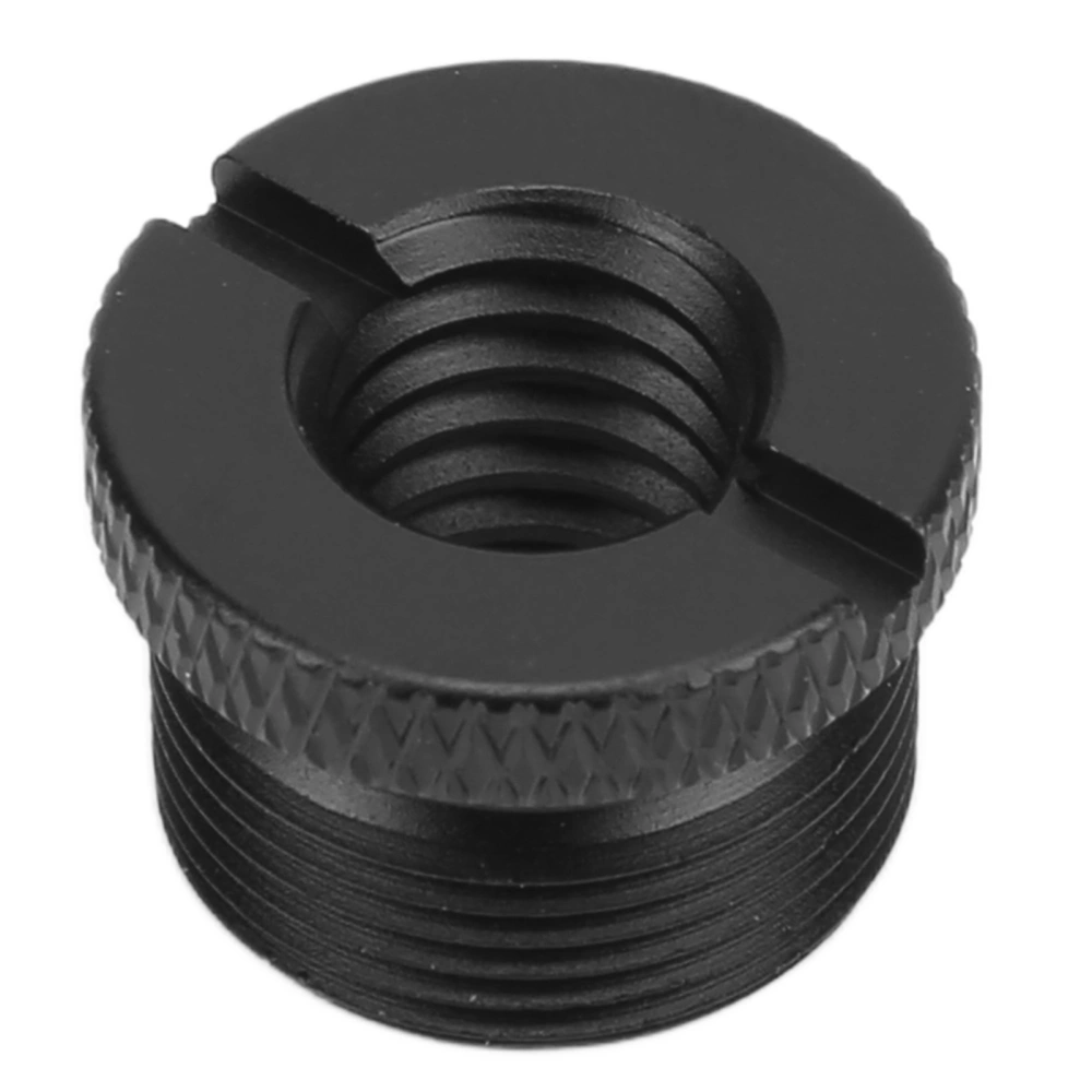 Screws Thread Adapter for Micphone Stand 3/8 Inch Female to 5/8 Inch Male Screw AdapterBlack F19A