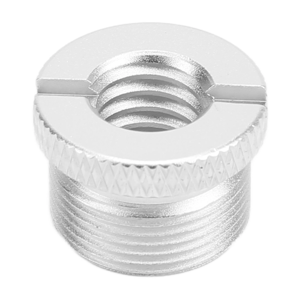 Screws Thread Adapter for Micphone Stand 3/8 Inch Female to 5/8 Inch Male Screw AdapterSilver F19B