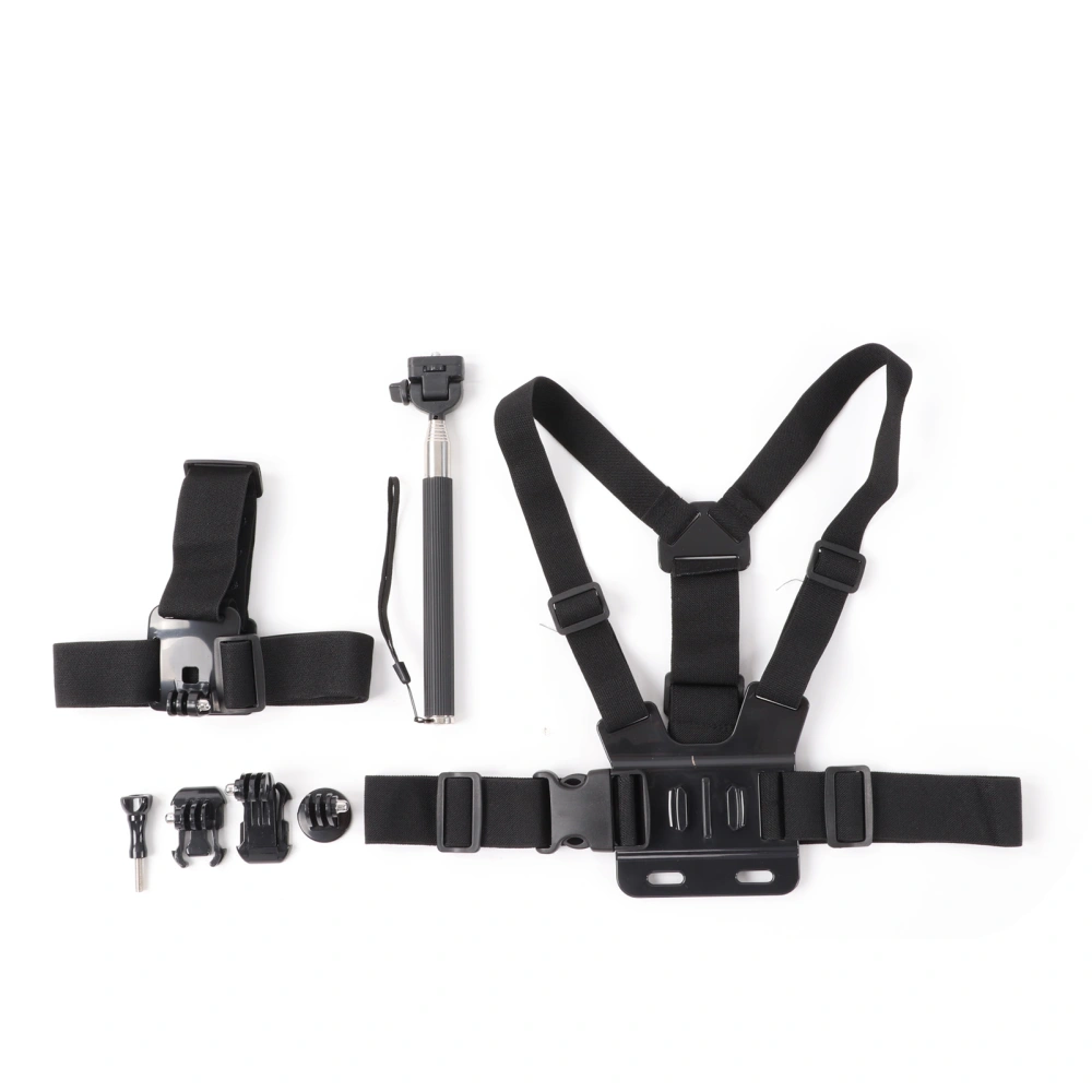 Outdoor Sports Monopod Stick Hand Strap Adjustable Chest Harness Strap for GoPro Accessory