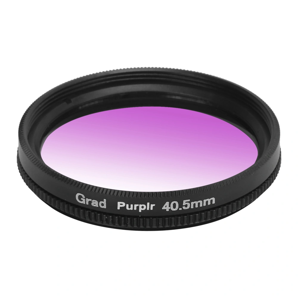 Junestar 40.5mm Gradient Filter Multilayer Coating Waterproof Gradual Colour Lens Filter for Canon CameraGradient Purple