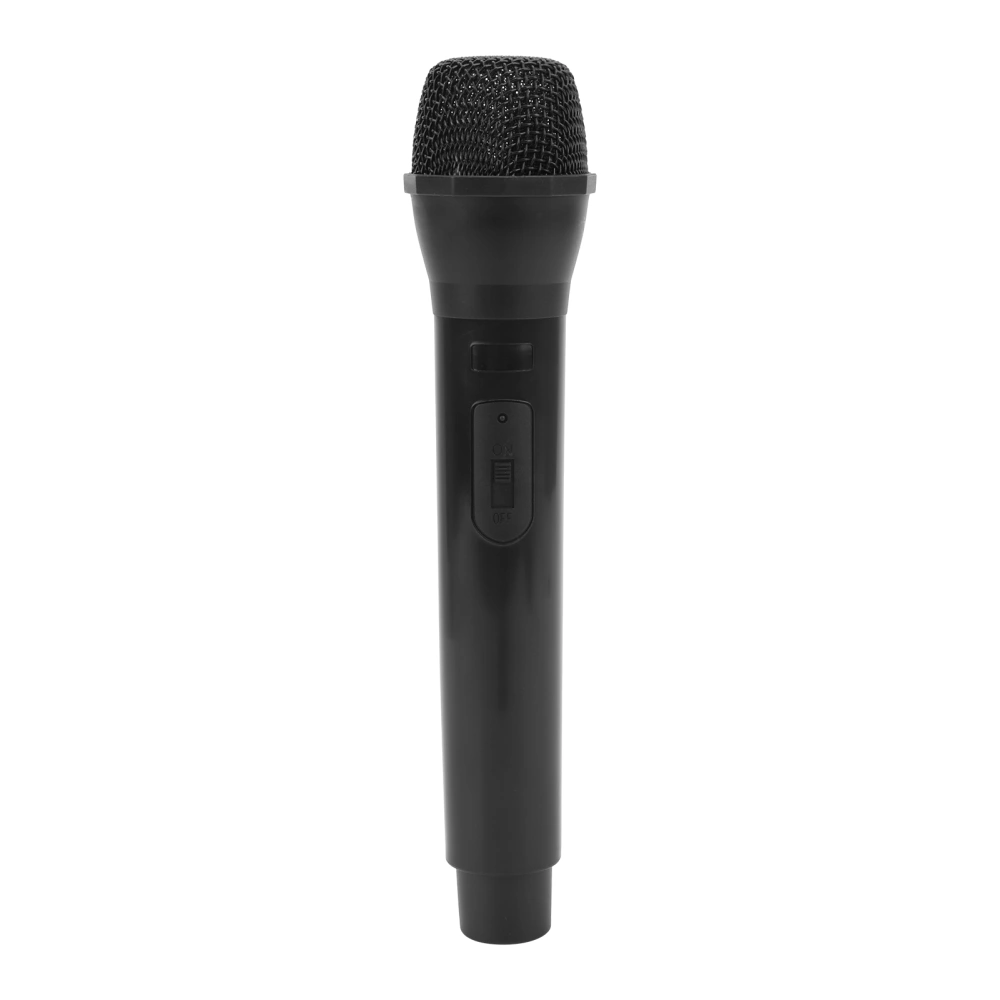 Realistic Prop Microphone for Karaoke Dance Shows Practice Microphone Prop for KaraokeBlack