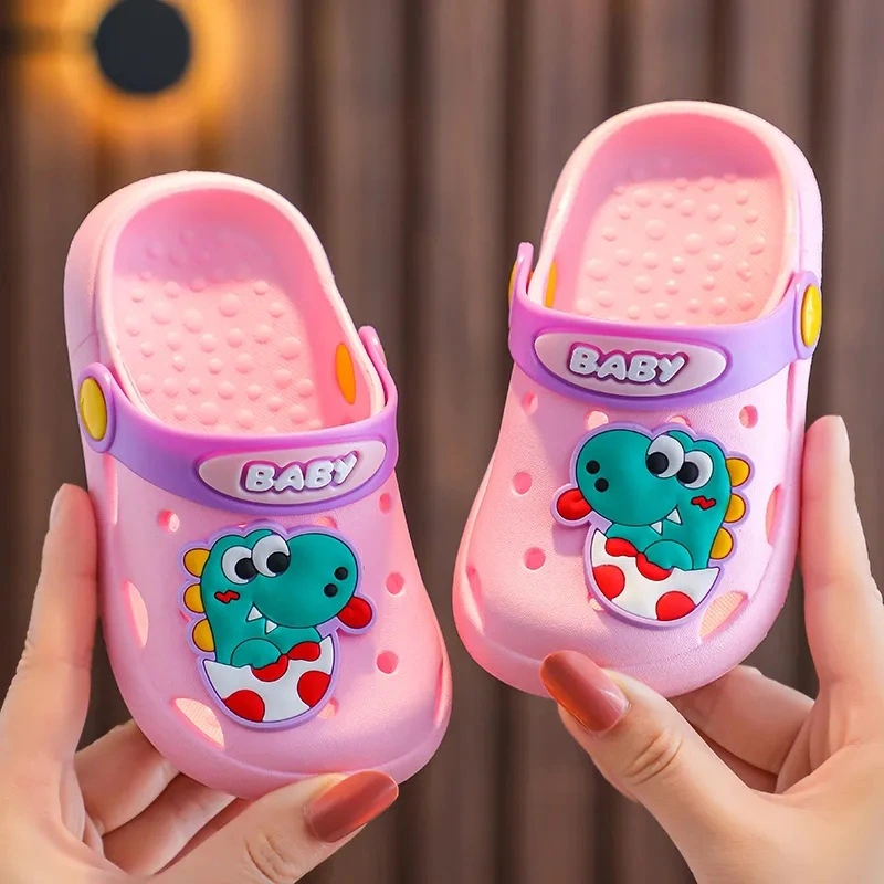 Children's Indoor Non-slip Toe-cap Slippers