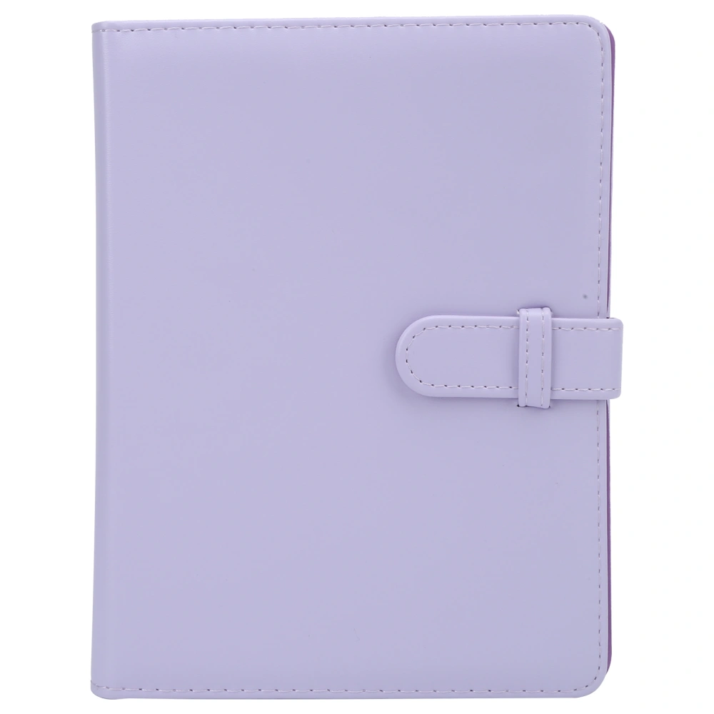 3in 128 Pockets PU Universal Digital Photo Album Business Card Holder for Polaroid MiniPurple