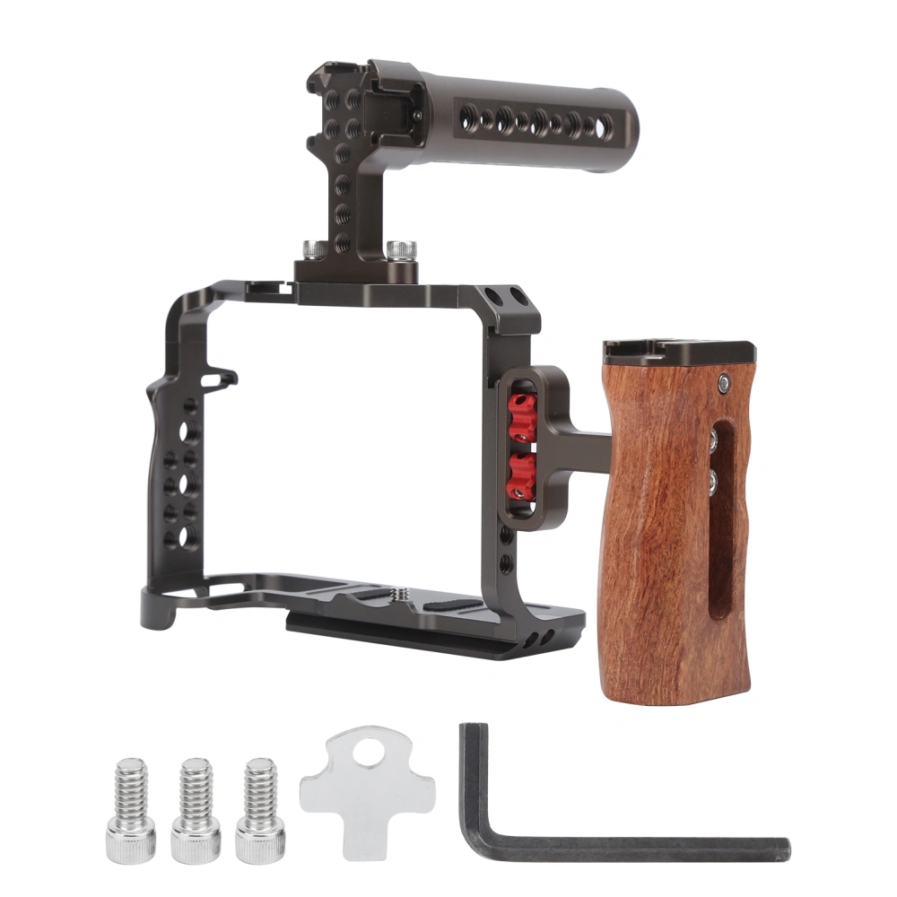 Aluminum Alloy Camera Cage Lifting Handle Kit for Canon EOS R5/R6 Camera Accessory