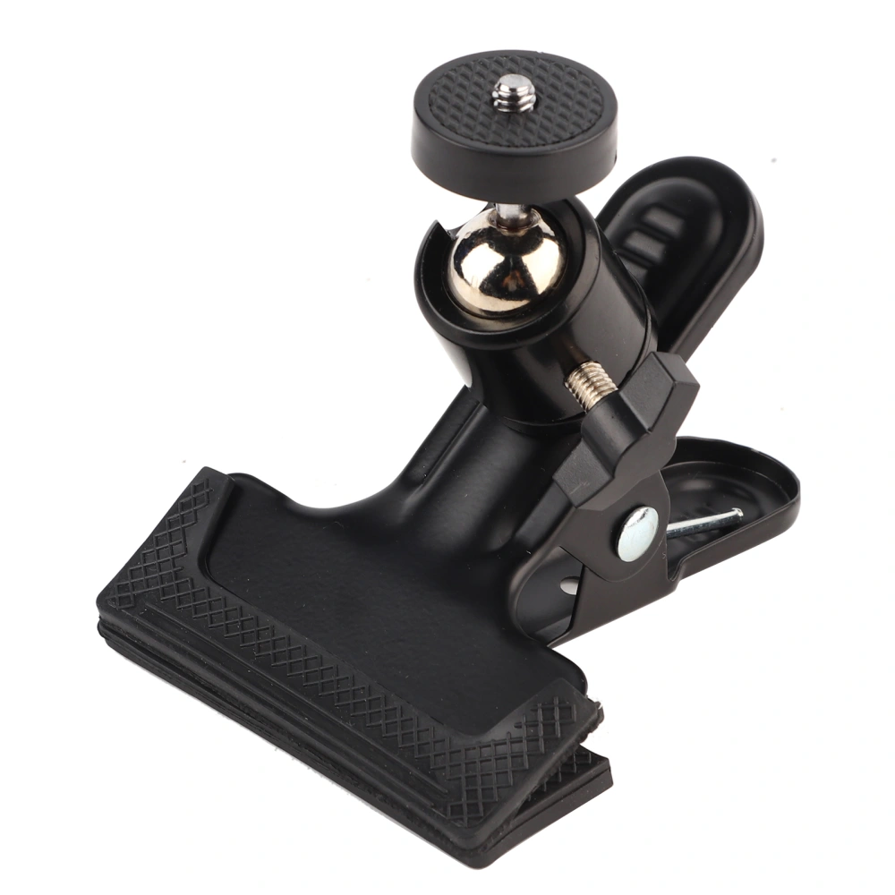 Tripod Camera Clip Holder Mount with 360 Degree Rotate Ball Head 1/4in Screw for Laptop