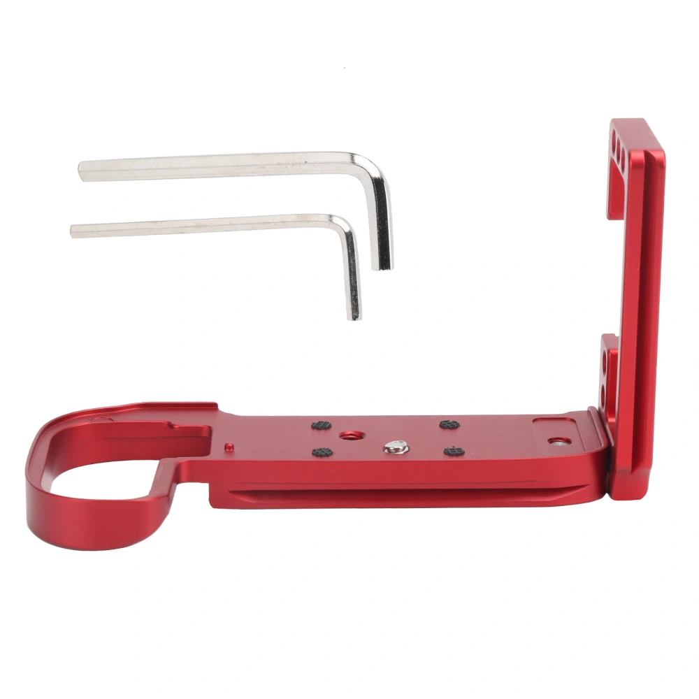 Aluminum Alloy Quick Release L Type Vertical Plate for Canon R5 Camera Photography AccessoryRed