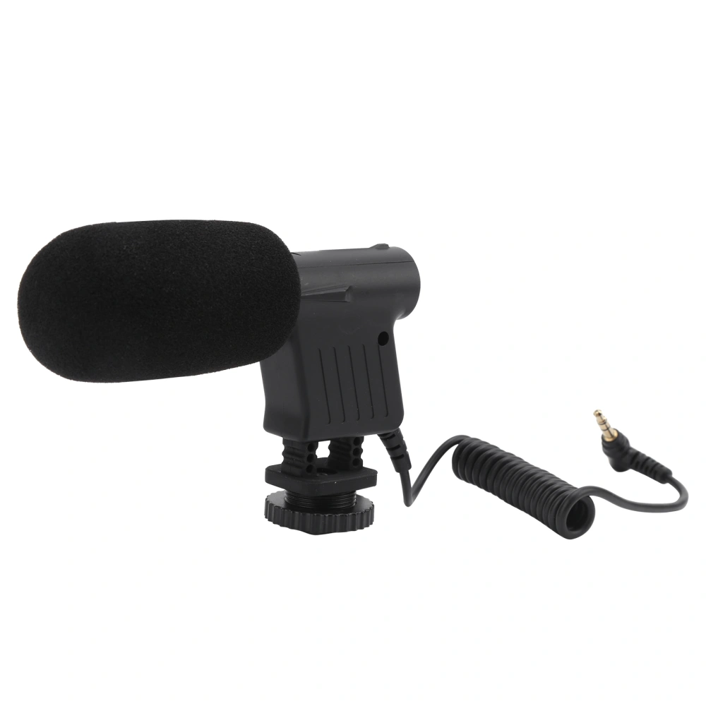 MovingMic Stereo Camcorder Microphone Digital Camera Photography Microphone for Recording