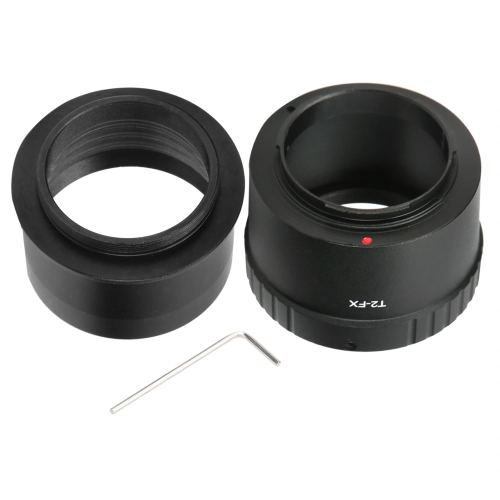 Telescope 2in T Mount Adapter and Lens Adapter Ring for Fujifilm FX Mount Camera