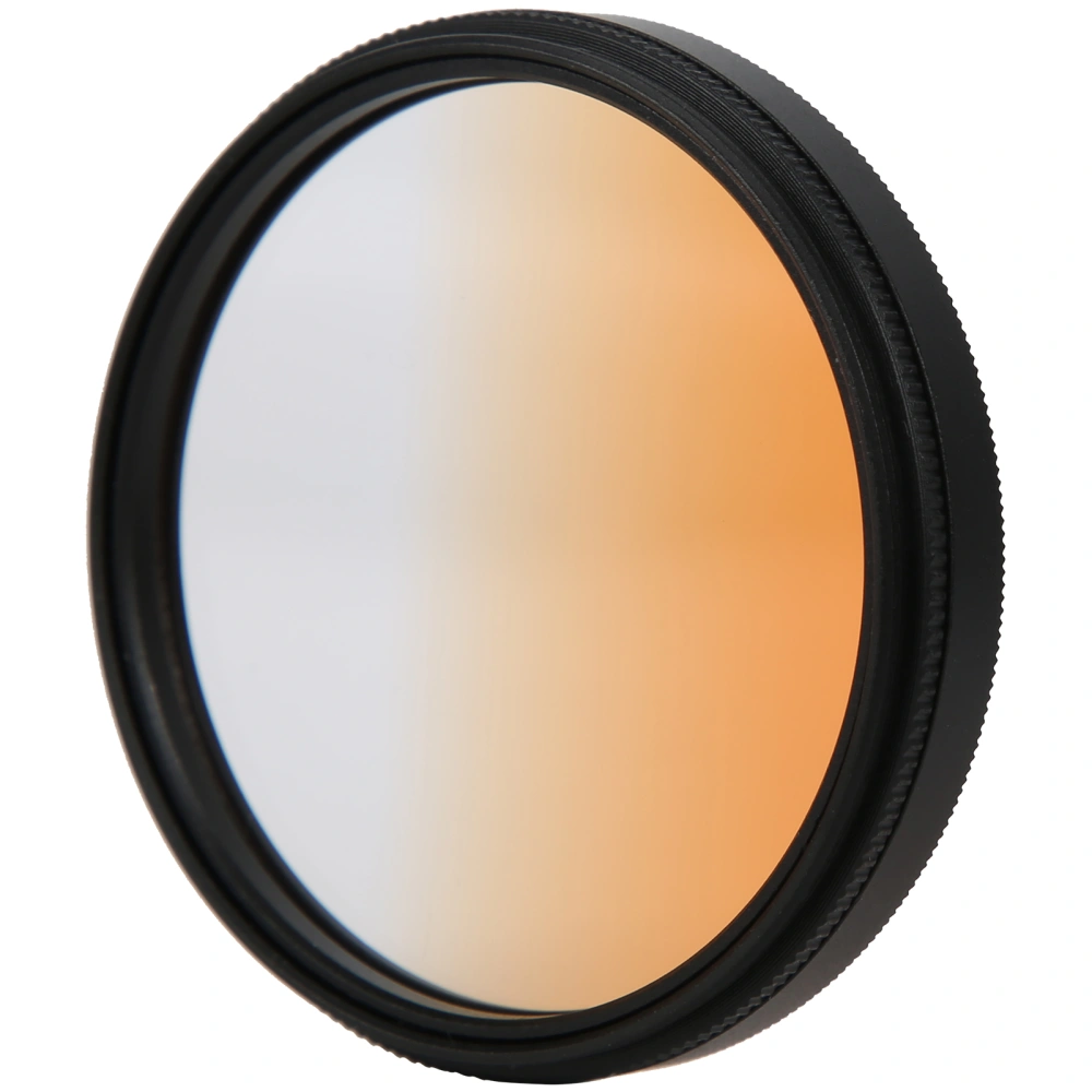 Junestar 52mm Lens Gradient Filter for Canon/ Nikon/ Sony/ Olympus/ Fuji Camera FilterGradient Orange