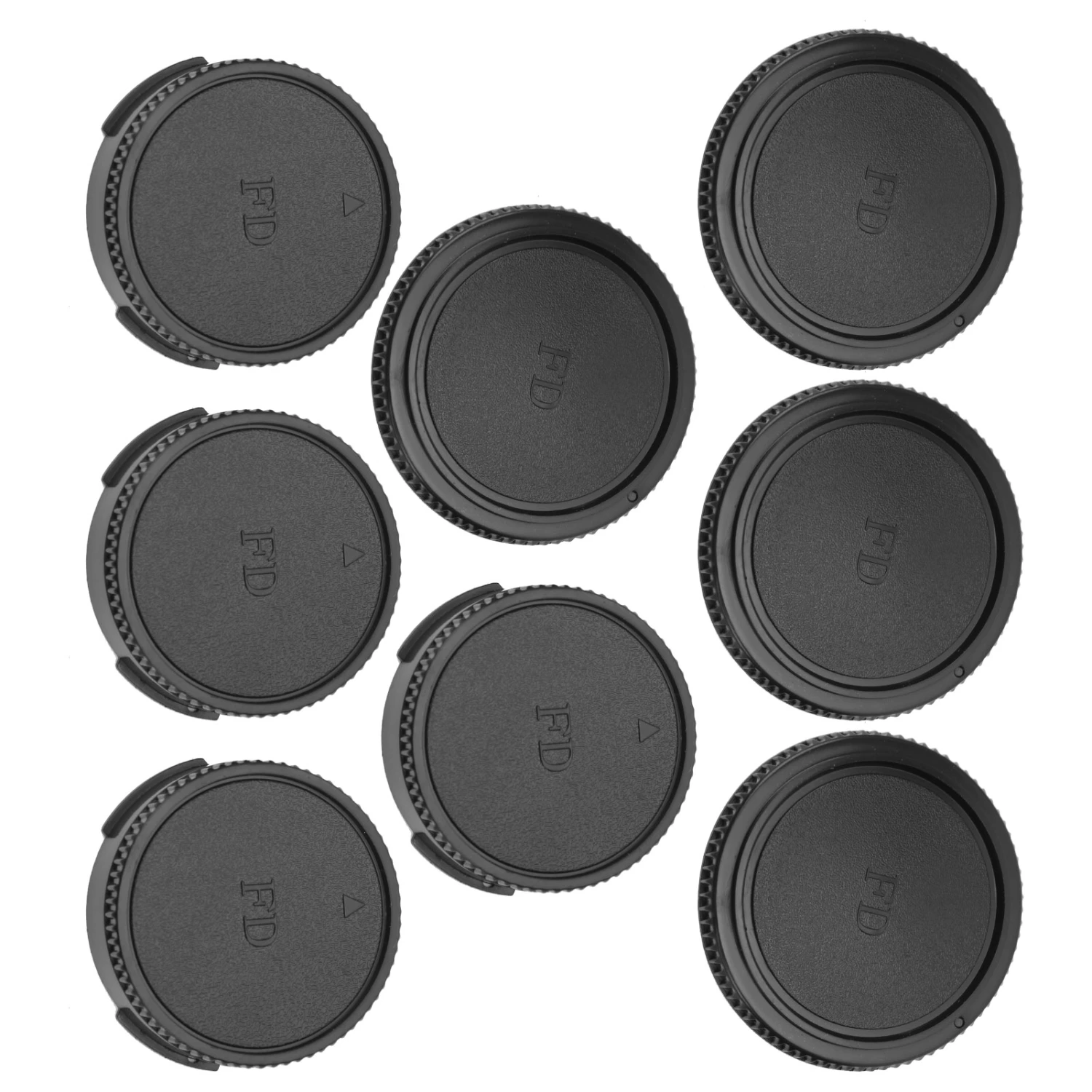 Camera Front Body Cap Rear Lens Cap Cover Set Compatible for Canon FD Mount Lens and Body