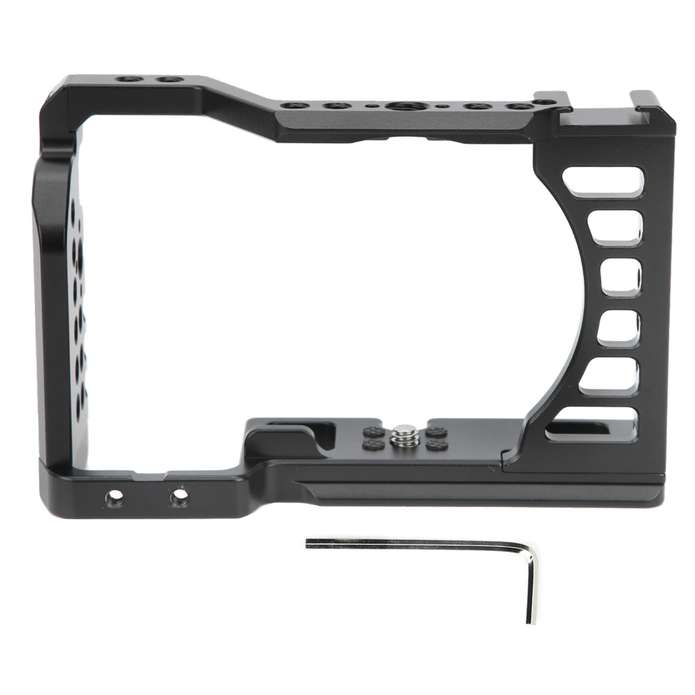 Aluminum Alloy Camera Video Cage Shooting Extension Shooting Bracket for Sony A7C Camera