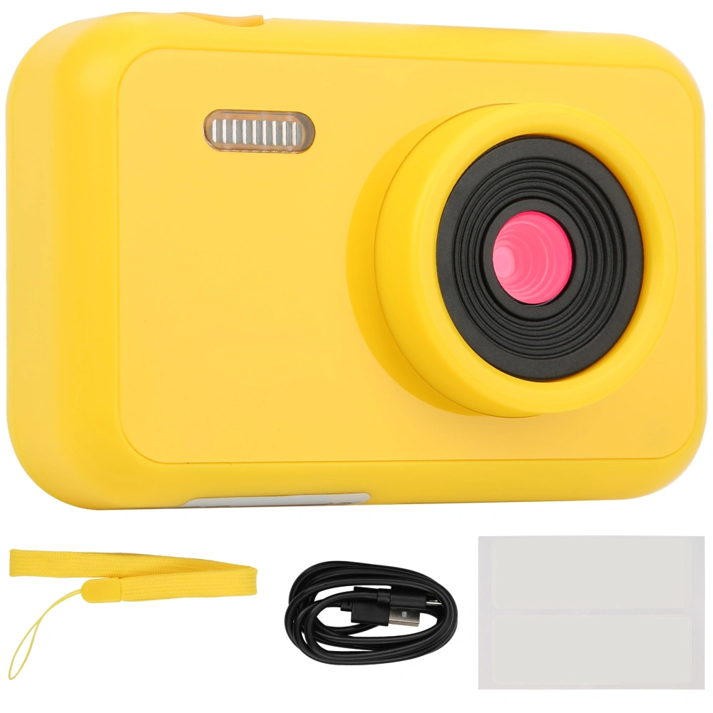 SJCAM F1 Fun Cam Children Kid Camera Puzzle Educational Anti‑fall Mini Small Toys Yellow