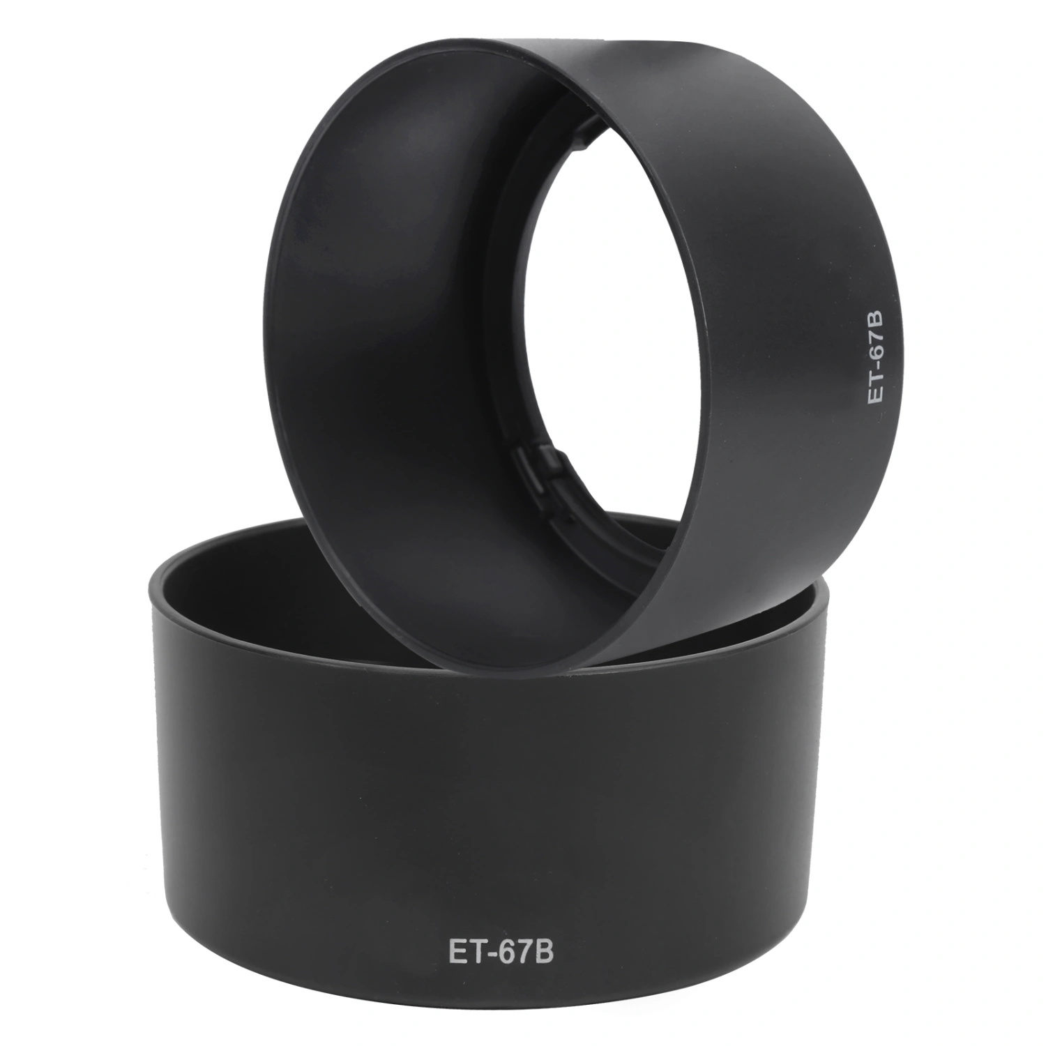 2pcs ET67B Plastic Camera Mount Lens Hood Lightweight Fit for EFS 60mm F/2.8 USM Lens