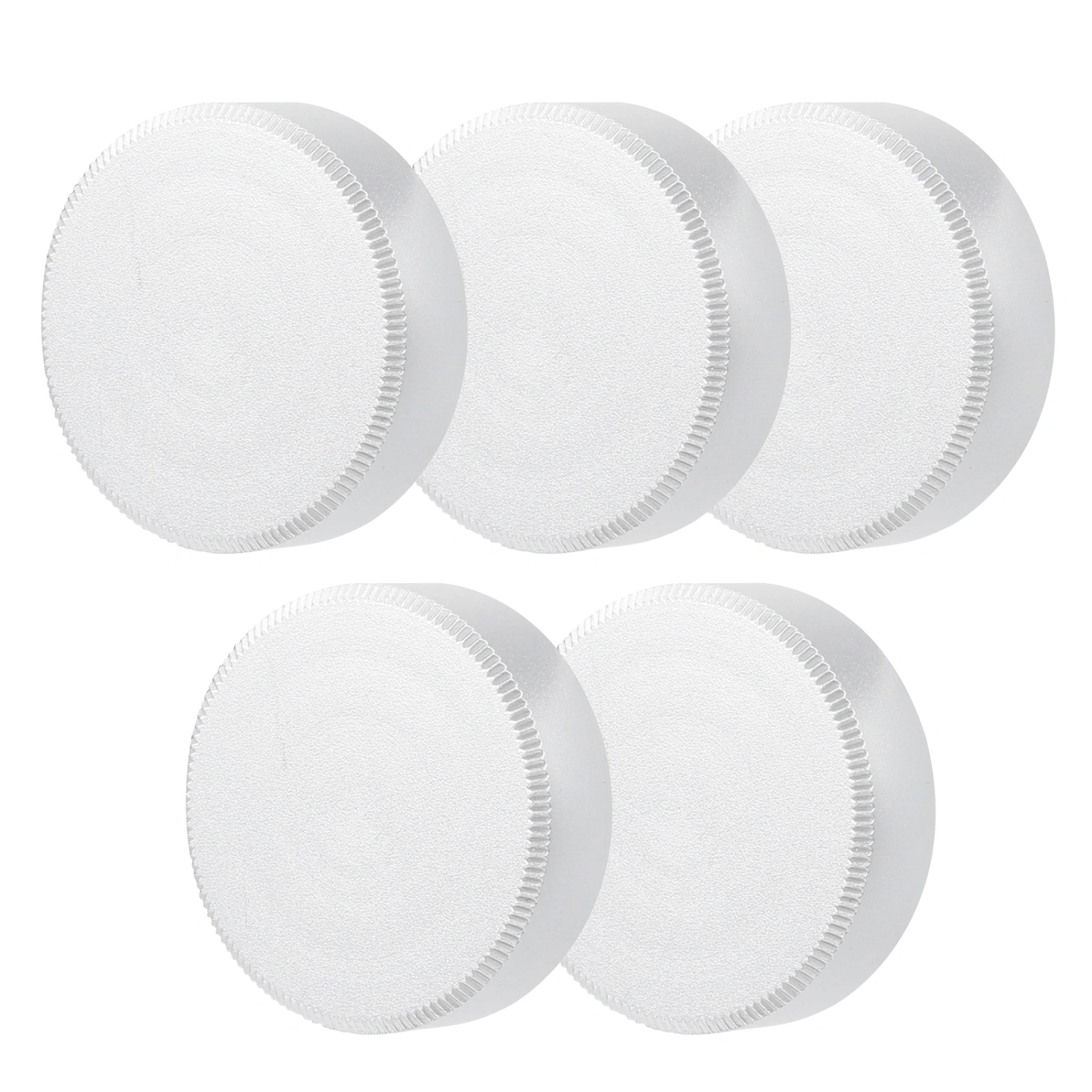 5Pcs C Mount Lens Rear Cap Portable Metal Protective Cover Camera Accessory Parts Silver