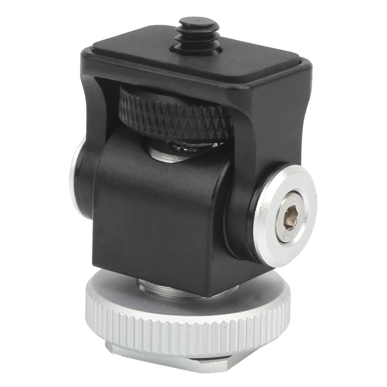 Multifunction Aluminium Alloy Ballhead Microphone Monitor Stand Bracket Support Black