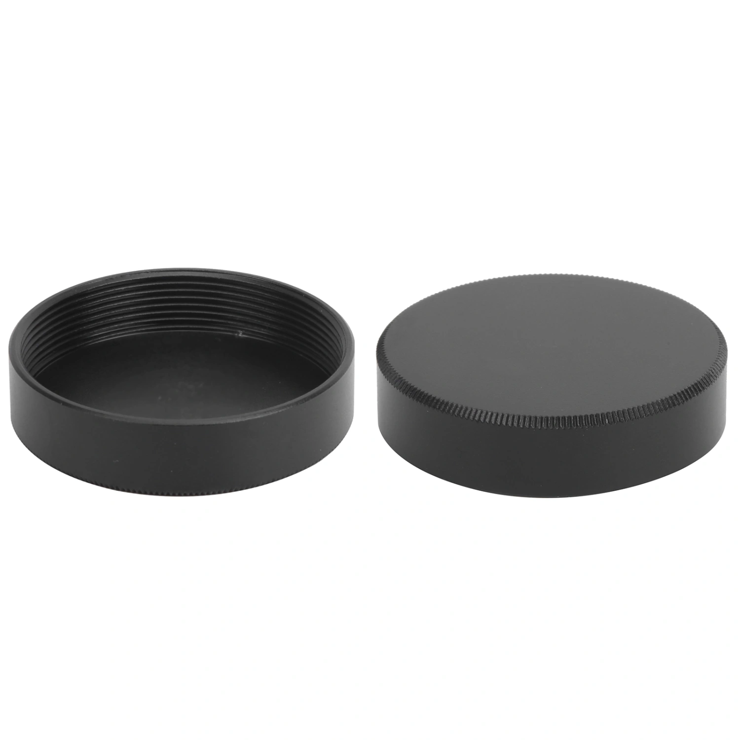 2Pcs Lens Rear Cover Portable Aluminum Alloy Protective Cap Fit for M39-Mount Camera