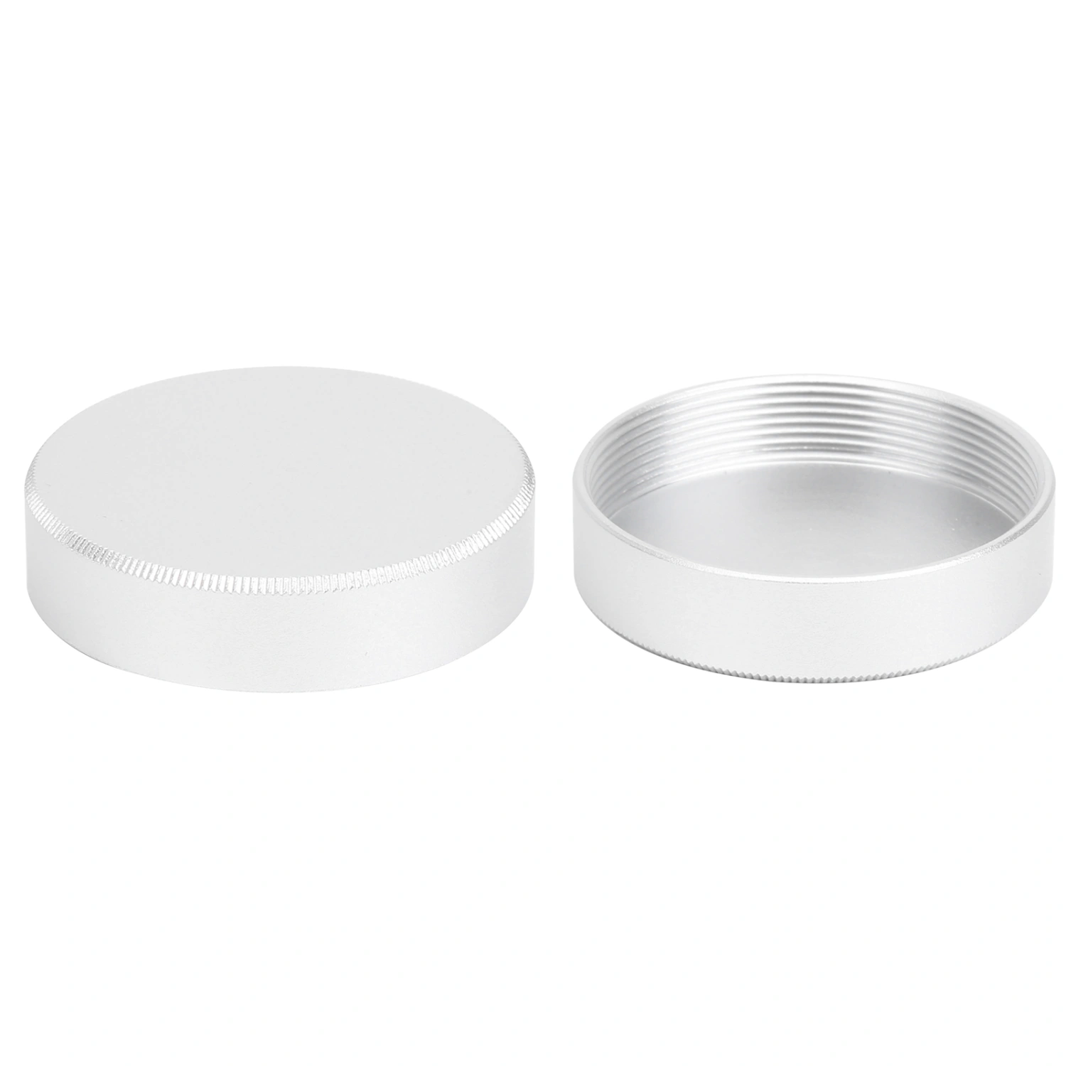 2Pcs for M39 Mount Full Metal Lens Back Cover Accessory for M39 Camera Lens Silver