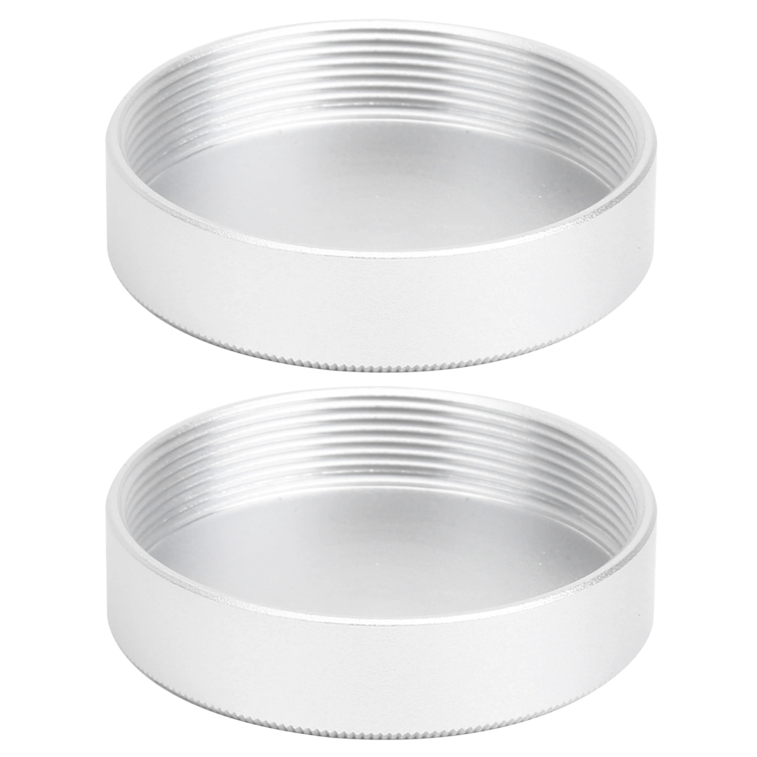 2Pcs for M39 Mount Full Metal Lens Back Cover Accessory for M39 Camera Lens Silver