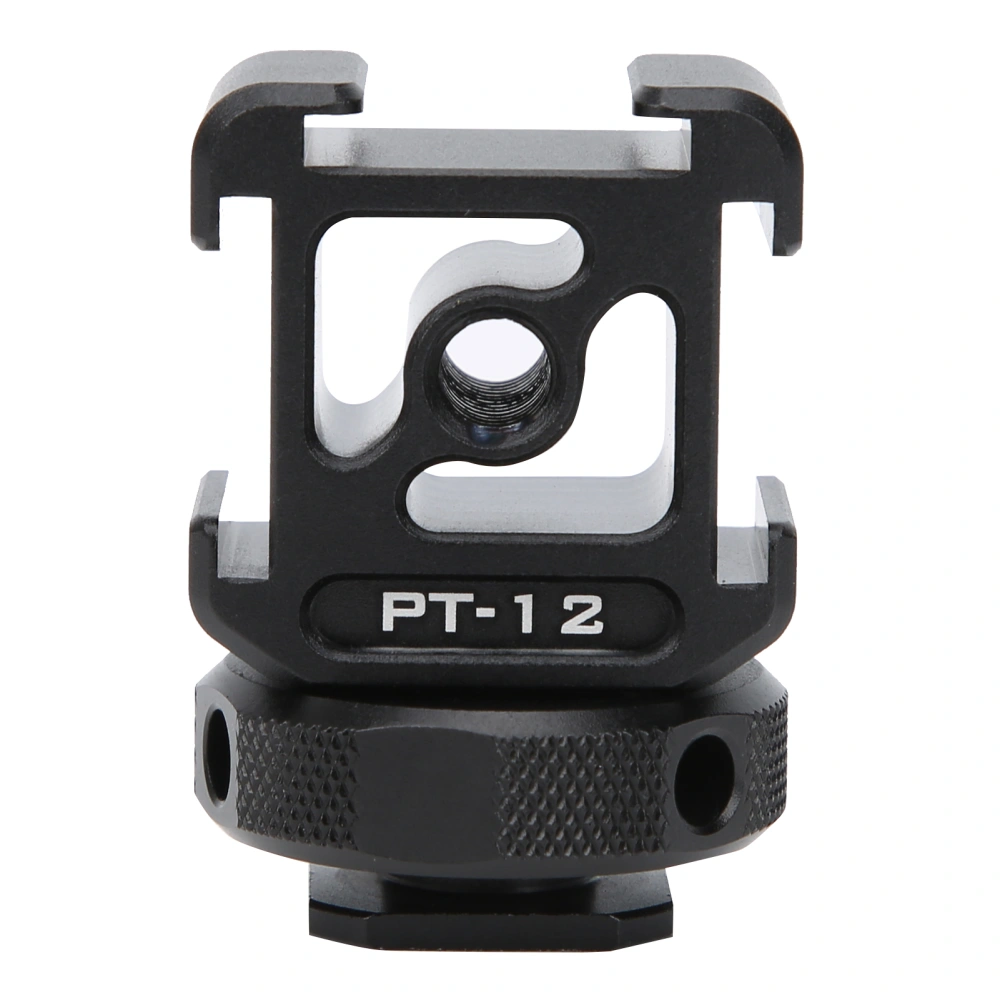 Ulanzi PT‑12 SLR Mirrorless Camera Three Heads Hot Cold Shoe Expansion Microphone Bracket