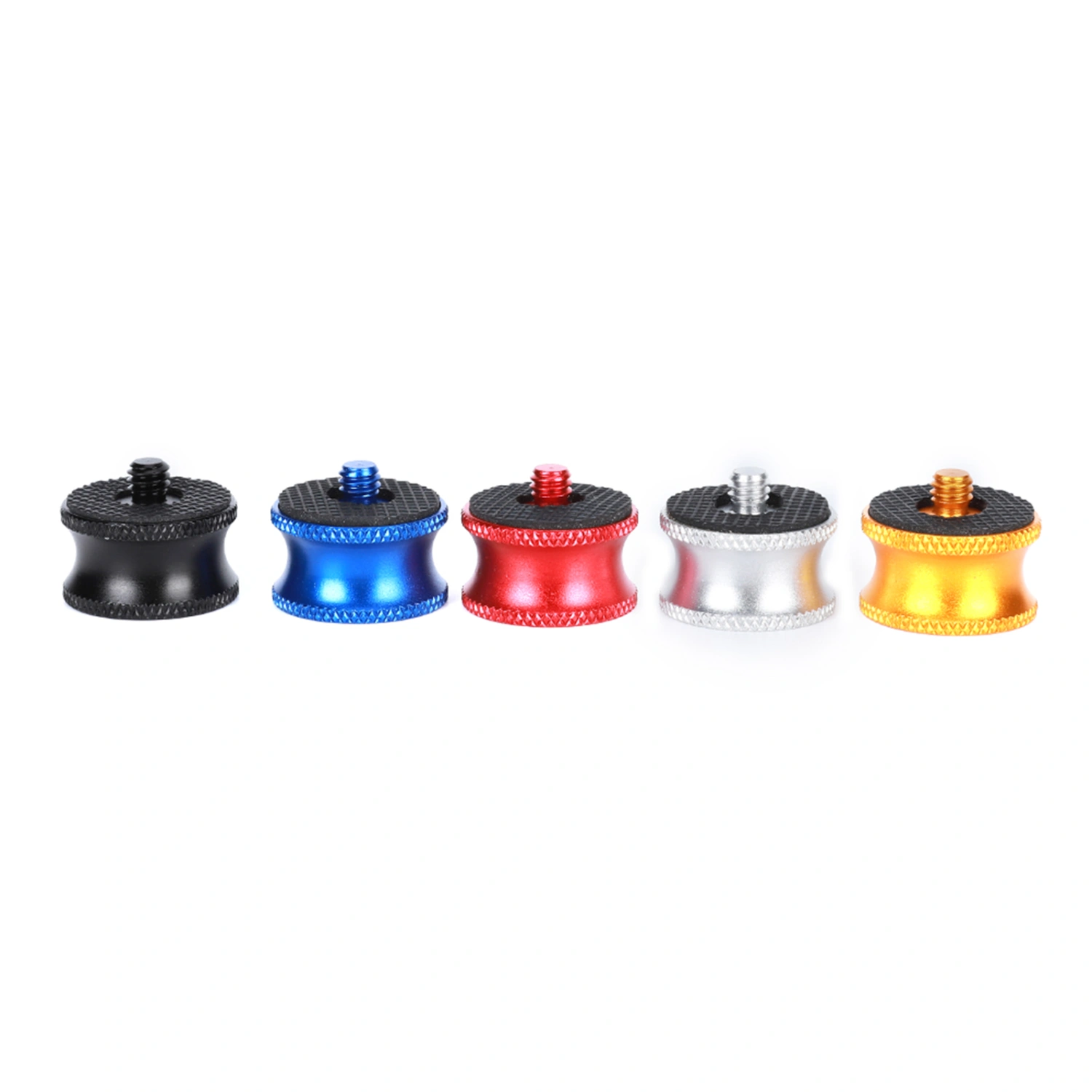 SLR Tripod Unipod Ballhead Accessory Female 3/8' to Male 1/4' Aluminium Alloy Conversion Screw Adapter