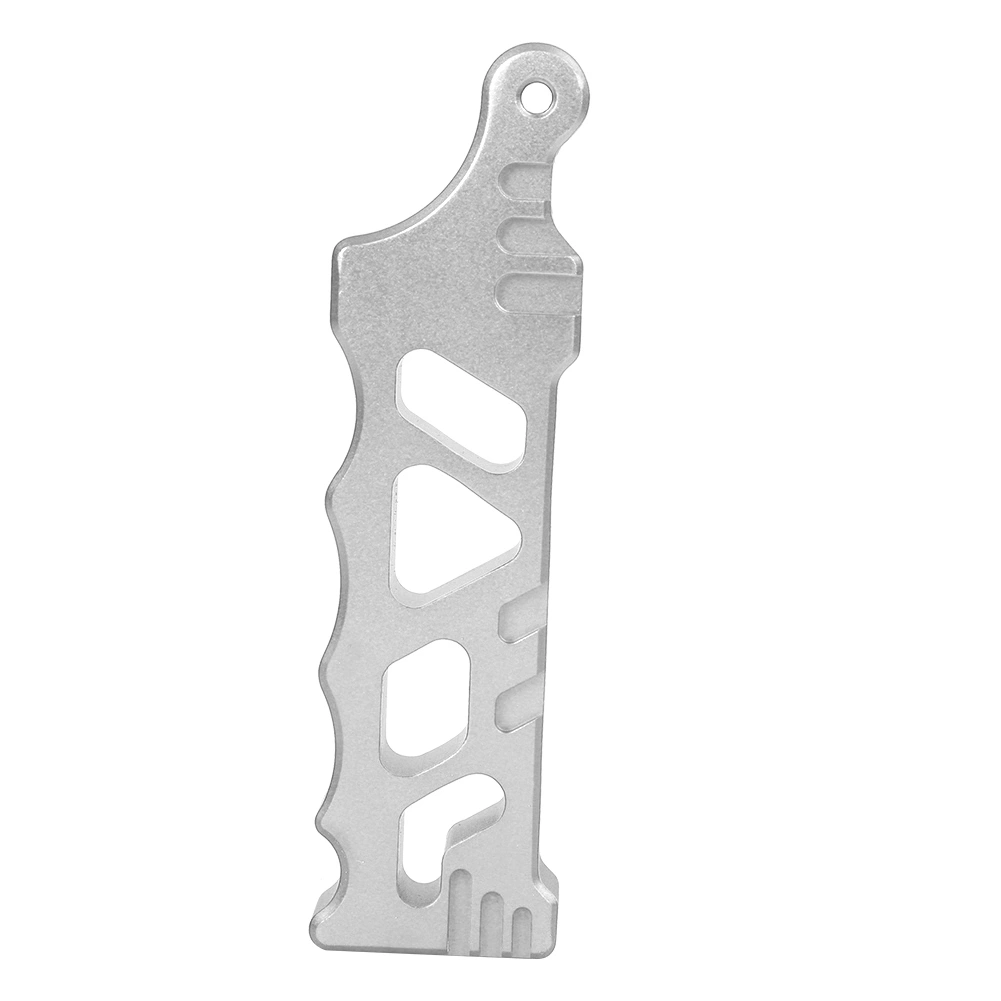 Multifunction Aluminium Alloy Selfie Handspike Handle Fixed Bracket for GoPro Action Camera gris argent