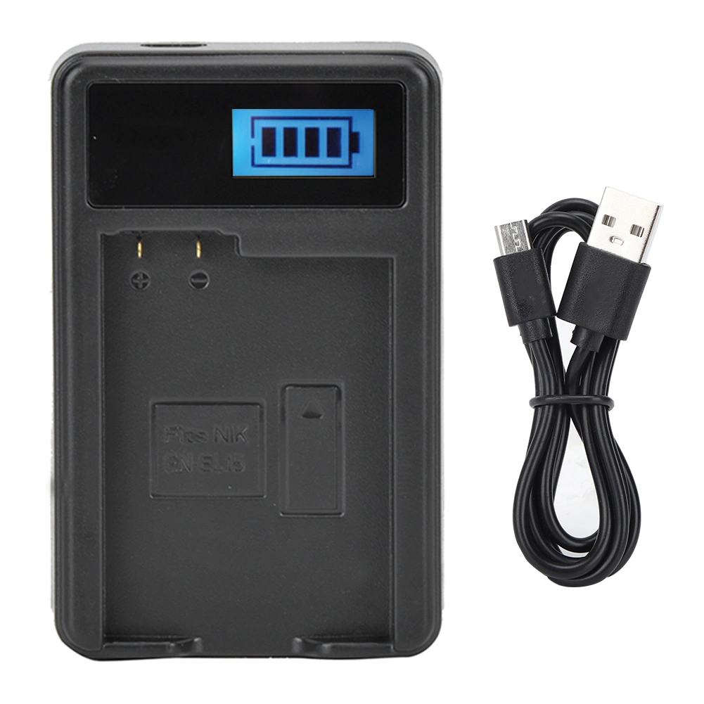 SEIVI EN EL15 Camera Battery Charger LCD Charging Display for Nikon D800 D750 D7000 Single Slot