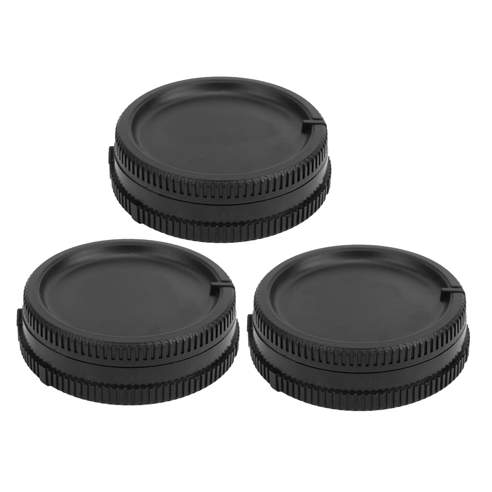 Black Plastic Portable Lens Rear Cover Body Front Cap Kit Fit for Minolta MA Mount Camera