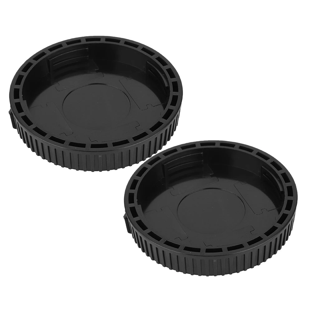 2 pcs Black Universal DSLR Camera Lens Cover Rear Cap for Nikon Z6 Z7 and Z Mount Cameras
