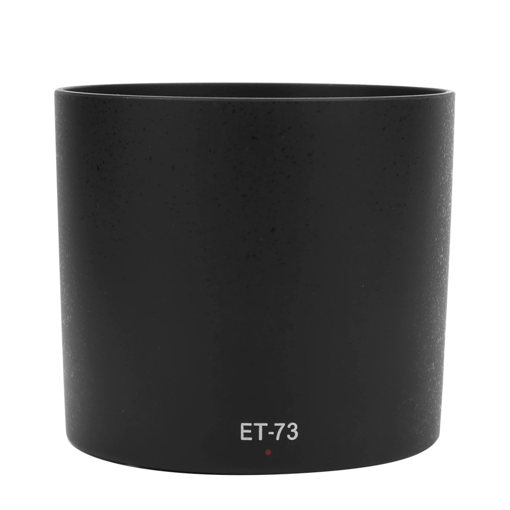 ET-73 Plastic Black Camera Mount Lens Hood Fit for Canon EF 100mm f/2.8L Macro IS USM Lens