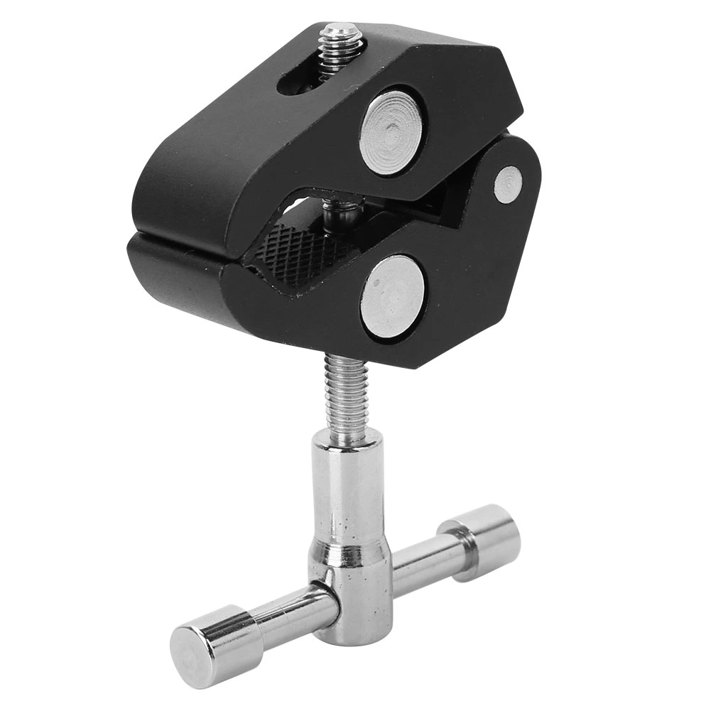 Durable Aluminum Alloy Large Crab Clamp Clip for DSLR Camera Monitor Flash Light