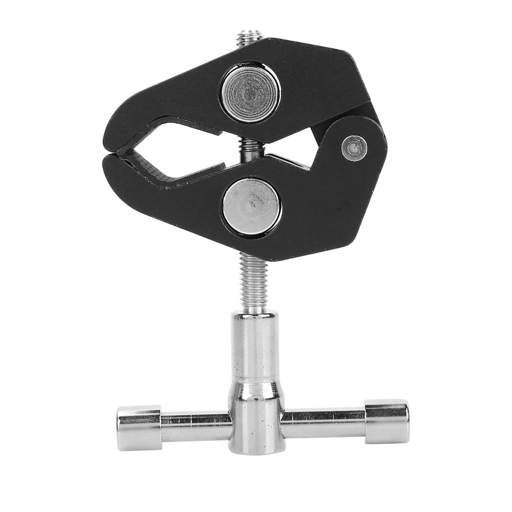 Durable Aluminum Alloy Large Crab Clamp Clip for DSLR Camera Monitor Flash Light