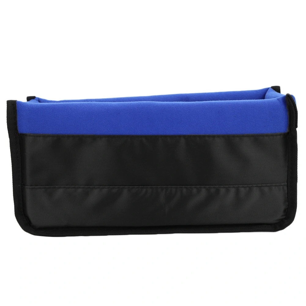 Waterproof Shockproof DSLR Camera Lens Insert Bag Padded Partition Case Pouch (Blue)