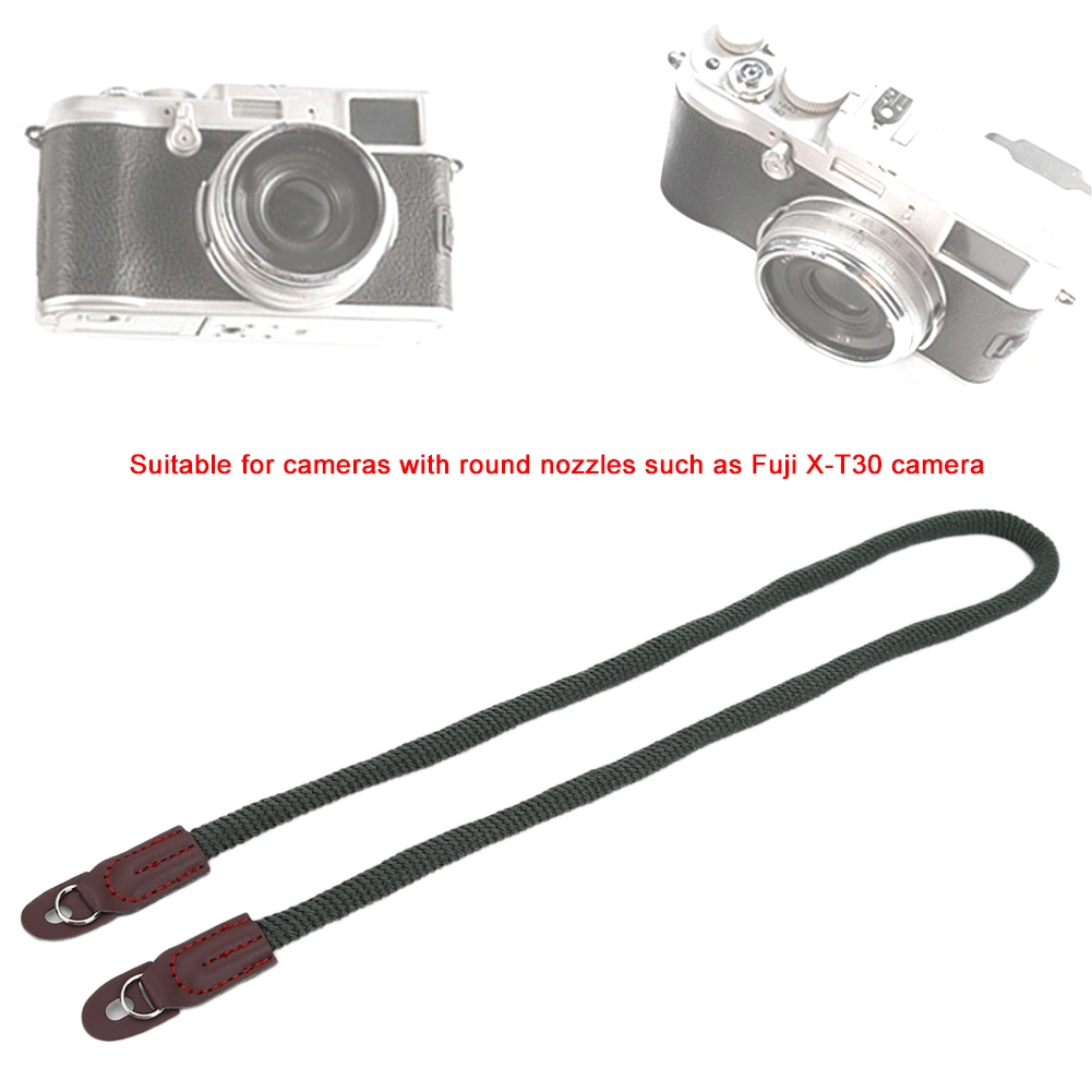 Colorful Mountaineering Pure Cotton Rope Camera Shoulder Neck Strap Belt for DSLR(green)