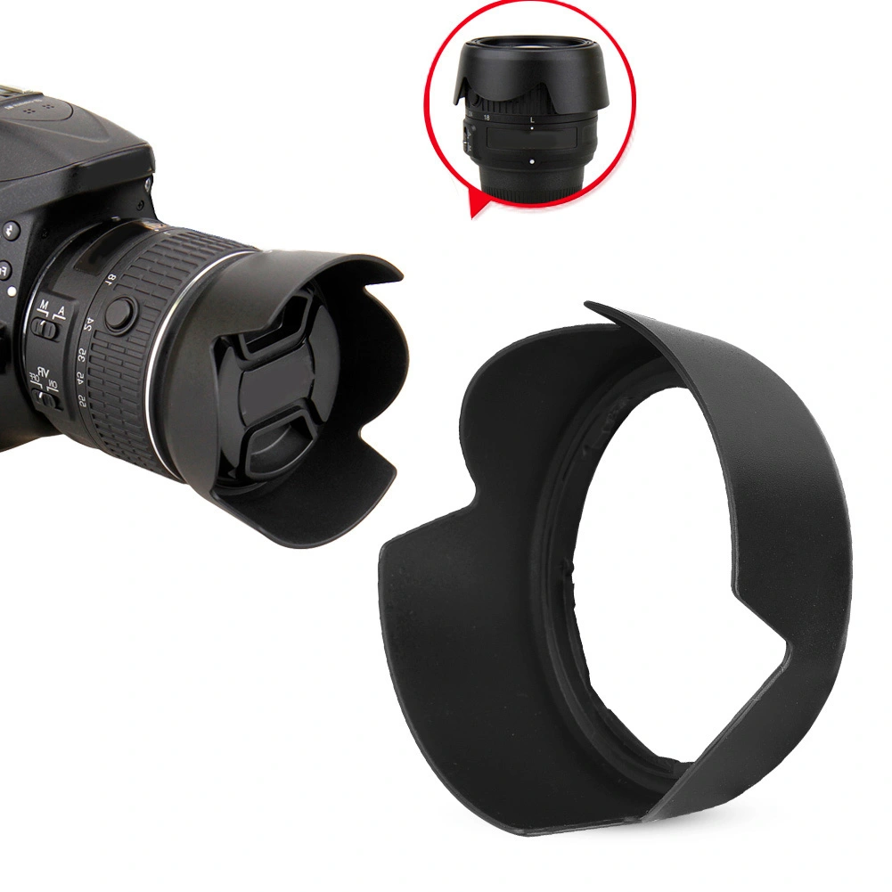 HB-69 Camera Mount Lens Hood for Nikon AF S DX18-55mm f 3.5-5.6G VR Ⅱ Lens