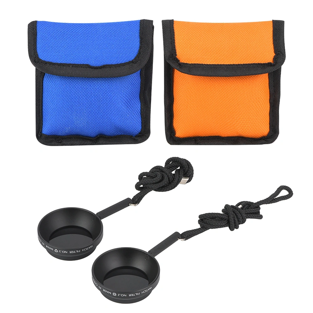 2 in 1 Set Color Viewing Filter Professional Photography Filters for Scene Film Shooting